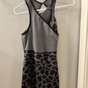 lululemon athletica Black and Gray Tank Top